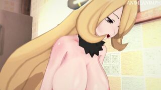 Cynthia Rewards You for Winning the Pokemon League - Anime Hentai 3d Uncensored - 13 image