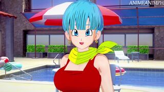 Goku Fucks Milf Bulma Until Creampie during Vacations - Dragon Ball Super Anime Hentai 3d Uncensored - 1 image