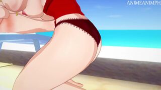 Goku Fucks Milf Bulma Until Creampie during Vacations - Dragon Ball Super Anime Hentai 3d Uncensored - 5 image