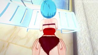 Goku Fucks Milf Bulma Until Creampie during Vacations - Dragon Ball Super Anime Hentai 3d Uncensored - 9 image