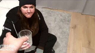 HOMELESS WOMAN GAVE ME BLOWJOB AND SEX for drink and smoke and i filmed it!! Doggy style, no condom, dirty by NATASHA HOMEMADE - 3 image