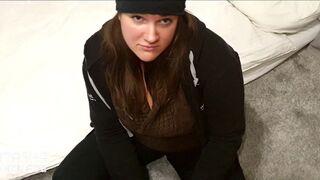 HOMELESS WOMAN GAVE ME BLOWJOB AND SEX for drink and smoke and i filmed it!! Doggy style, no condom, dirty by NATASHA HOMEMADE - 5 image
