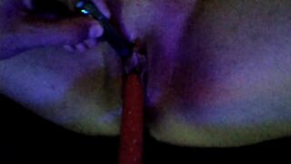 Glow Stick, Vibrator, Fingers, Head! I make this MILF Squirt Moan and Cum Multiple Times - 2 image
