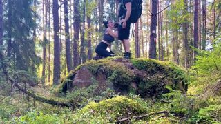 Chloe Playful - My horny weekend in the forest sucking cock Sweden 2022 - 7 image