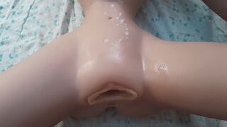 Italian guy fuck a sexy milf doll with huge tits - 14 image