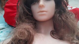 Italian guy fuck a sexy milf doll with huge tits - 5 image