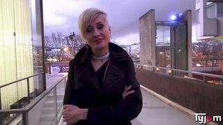 Extremly stunning short blonde Tanya Virago visit Paris for a good hard fuck - 2 image