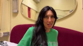 The traveling companion turned out to be a porn model