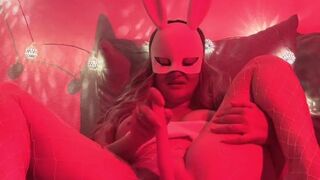 Hot busty milf Alexis Love masturbates with toys in red light - 12 image