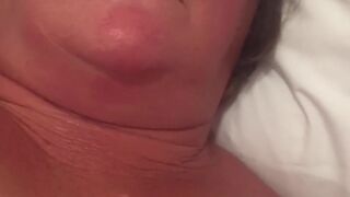 British milf takes a massive cum shot after playing with herself xxx - 12 image