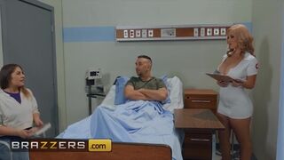 Brazzers - Additional thicc Nurse Savannah Bond rides large 10-Pounder in uniform - 2 image