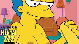 A HANDJOB WHILE HOMER IS NOT AT HOME (THE SIMPSONS) - 10 image