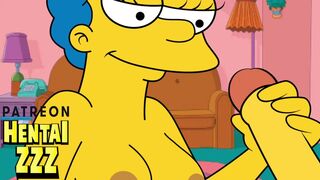 A HANDJOB WHILE HOMER IS NOT AT HOME (THE SIMPSONS) - 13 image