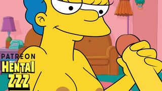 A HANDJOB WHILE HOMER IS NOT AT HOME (THE SIMPSONS) - 14 image