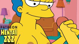 A HANDJOB WHILE HOMER IS NOT AT HOME (THE SIMPSONS) - 15 image