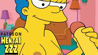 A HANDJOB WHILE HOMER IS NOT AT HOME (THE SIMPSONS) - 2 image