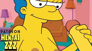 A HANDJOB WHILE HOMER IS NOT AT HOME (THE SIMPSONS) - 6 image