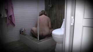 Mature Busty BBW Hairy Pussy MILF Shower Peeping - 12 image