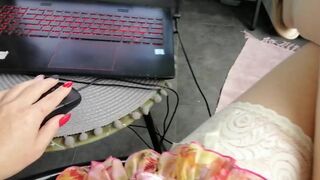 WET STEPMOTHER WATCHING PORN