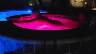 Valentines Day sex with wife in hot tub and bed room with pussy eating and cock sucking. - 4 image