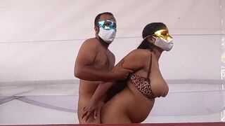 Arpita aaj tujhe khub choduga or tu chikhna indian lady arpita fuck boyfriend big boobs very erotic bikini big ass doggy - 11 image