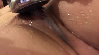 hot shower head clit masturbation - 14 image