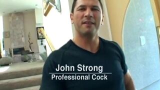 Busty blonde whore was taken to brown town