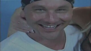 Perfect blond beauty has rough fucking while getting choked