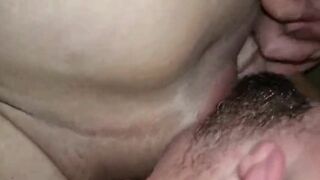 My Neighbours cum slut wife realy knows how to suck cock her pussy eats up my dick and her dildo - 8 image