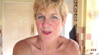 AuntJudysXXX - 58yo Busty Mature Housewife Molly Sucks your Cock in the Kitchen (POV) - 11 image