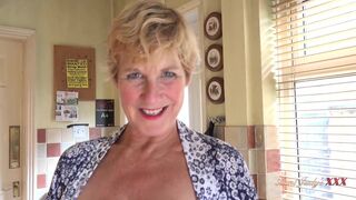 AuntJudysXXX - 58yo Busty Mature Housewife Molly Sucks your Cock in the Kitchen (POV) - 3 image