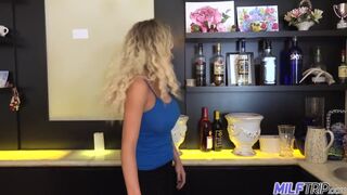 MILFTRIP Cum Hungry MILF bartender mixes pussy juice with cock - 3 image