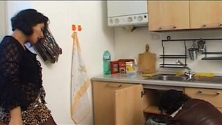 Hairy Housewife Satisfy Husband - 3 image
