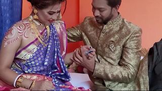 Desi Super Hot Wife Get A Satisfying Fuck By Husband At Suhagrat Night - 2 image