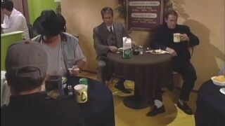 Curvy brunet gets juicy pussy pounded while licking pussy