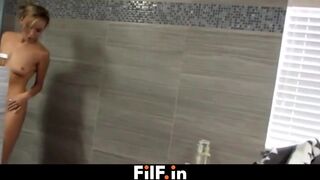 Step Mom Steps in to help out Step Son in the Step Shower - 3 image