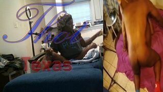 Thot in Texas - Black Ebony Milf Getting Fucked By the Fellas - 9 image