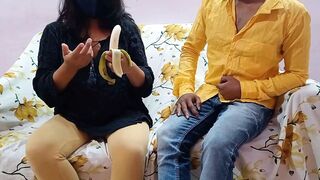 Desi Jija Sali Special Banana Sex Indian XXX Porn With Clear Hindi Audio - 1 image