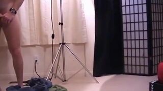 Babe in heels deep throats and takes dick in her house - 8 image