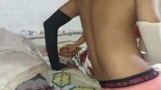 Bhabhi ko apne uper baitha kr mast chudai kiya. - 2 image