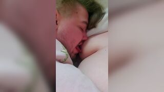 Submissive Boyfriend Sucking on my Nipple - Adult Nursing - 4 image