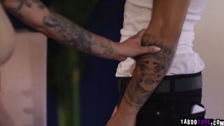 Arabelle Raphael getting some comfort from Victor Ray and ending up the two of them fucking hard