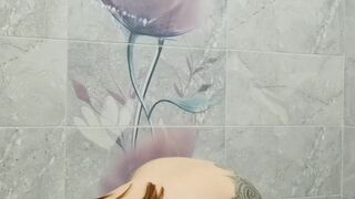 MILF STEPMOTHER PLAYS WITH HERSELF IN THE BATHROOM TO MAKE YOU CUM - 15 image