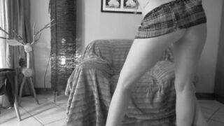 bored house milf feeling sexy gives a little show