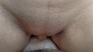 POV sex. Close up blowjob from stepsister and cowgirl pussyfucking - 13 image