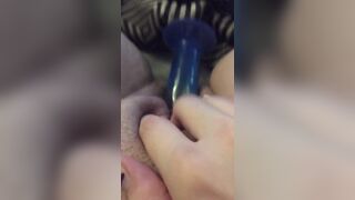 fucking my pussy with my dildo - 13 image