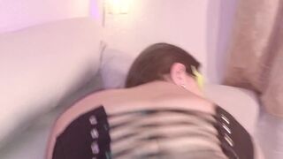 The Owner of the Bar Invites You to Fuck on Her Couch When You Run Out of Money or You Pay Her or You Put Your Dick in Her!! 2