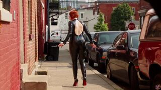 Time Breach feat Audrey Ashes Redhead Squirting Orgasm SciFi - 3 image