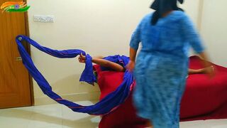 Stepson Fucked by Hot MILF Stepmom with hands tied - Role play