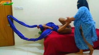 Stepson Fucked by Hot MILF Stepmom with hands tied - Role play